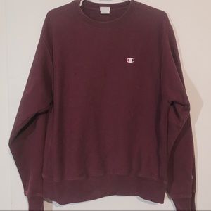 Maroon Champion sweater